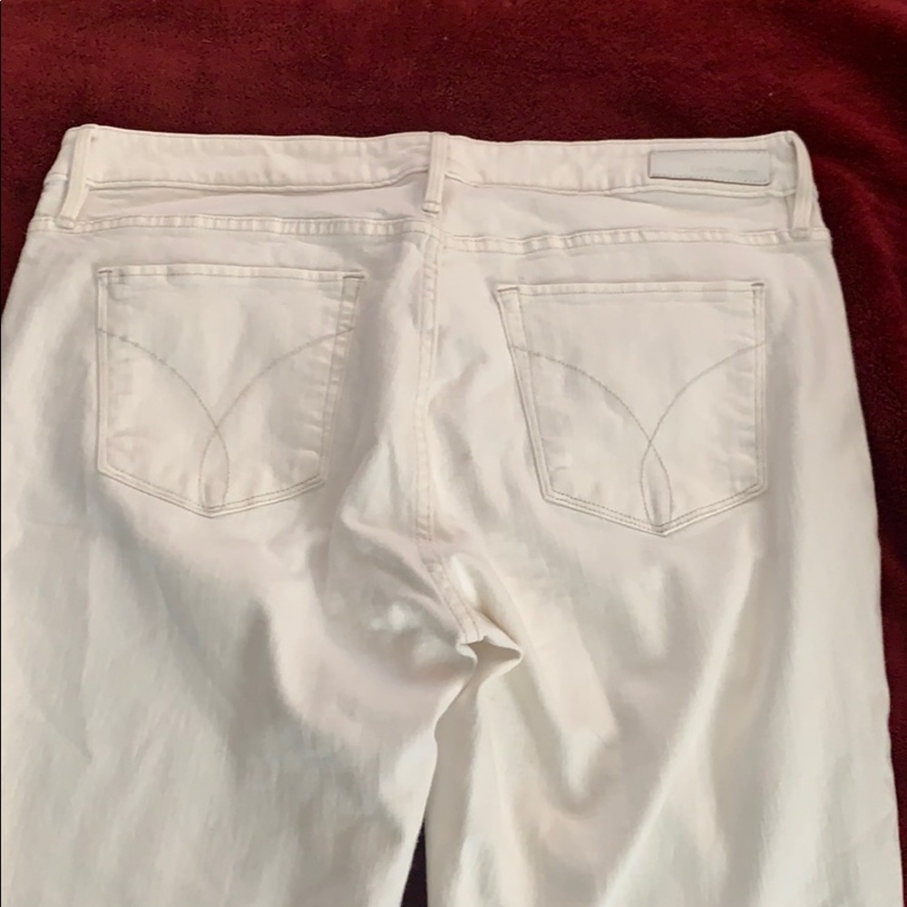 Like new white Calvin Klein skinny jeans size 32 - Picture 4 of 5